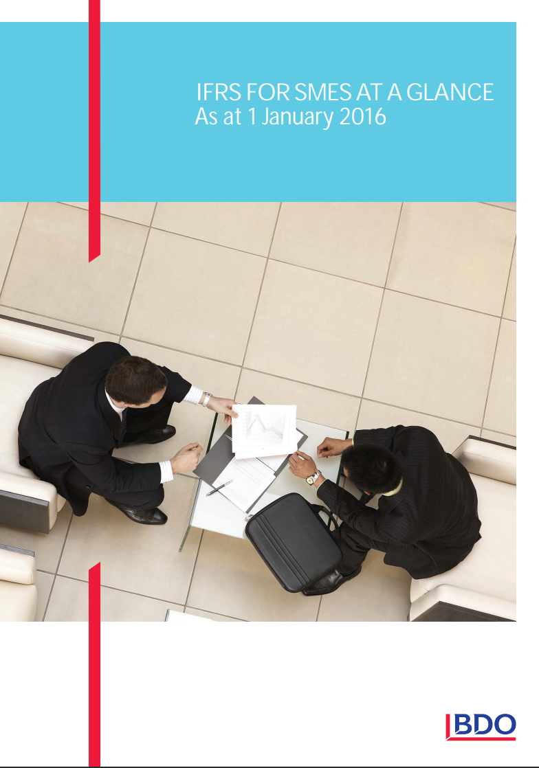 IFRS for SMEs At a Glance - 2016
