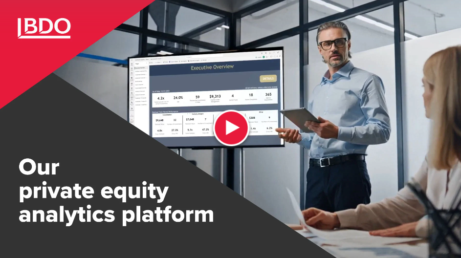 PE analytics platform