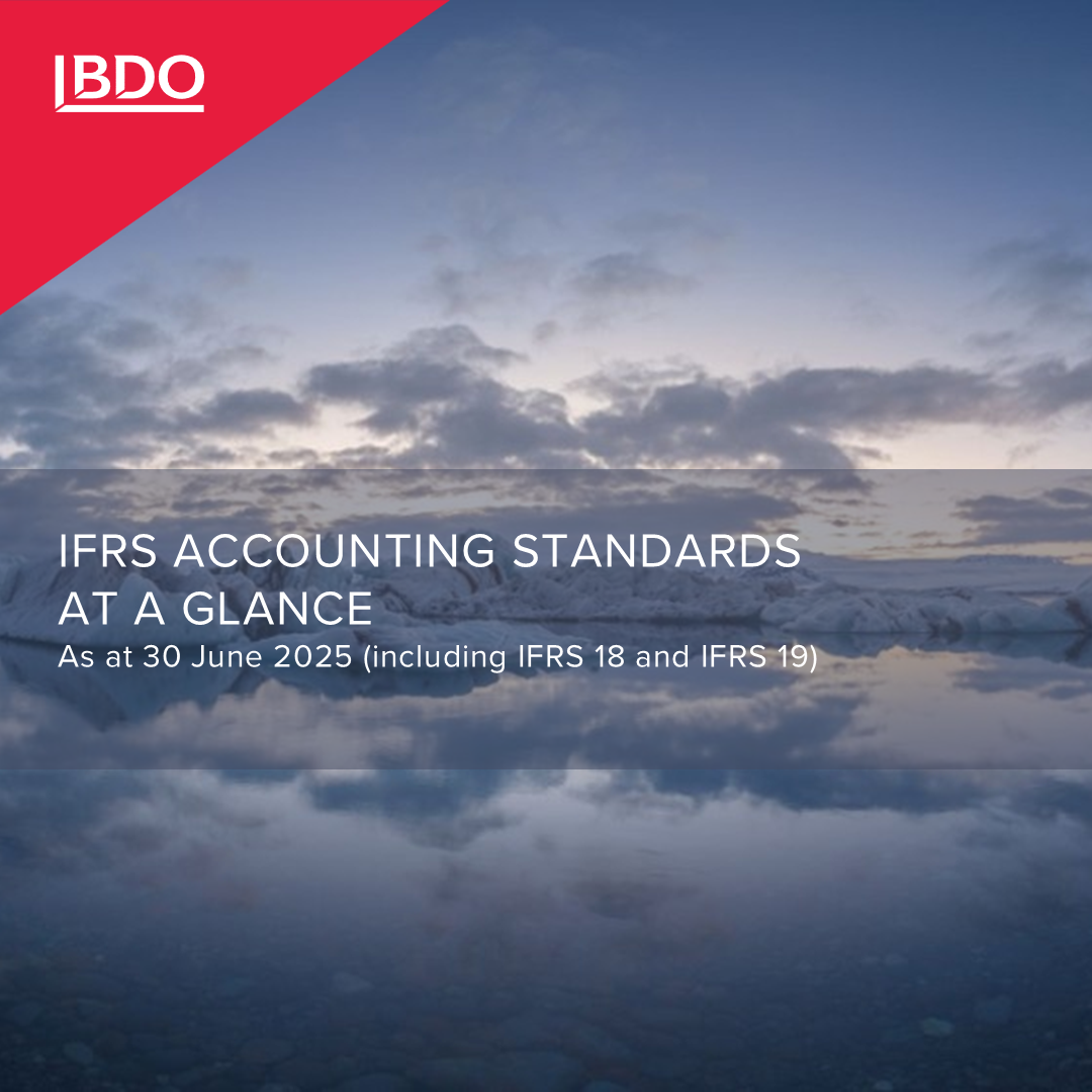 IFRS Accounting Standards At a Glance - 30 June 2024